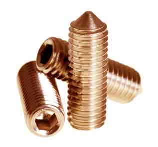 Copper Nickel Grub Screws Manufacturer in India