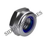 Hexagon nuts with low form with non-metallic insert