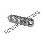 ISO 4027 screws with hexagon socket and flattened tip